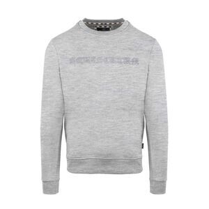Aquascutum Mens Ribbed Collar Sweatshirt / Gray